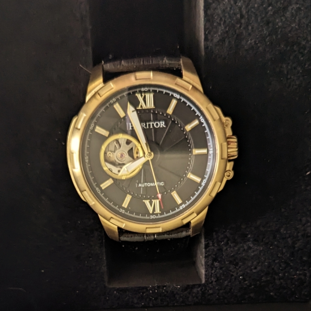 BNWT Heritor automatic watch 40mm full kit bonavento